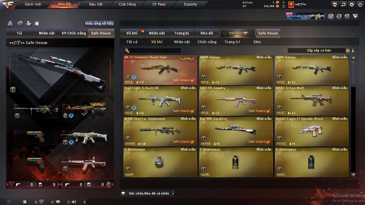 shop acc cf uy tin gia re